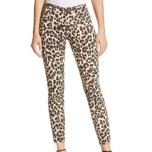 PAIGE Verdugo Ankle Skinny Jeans in Sahara Leopard